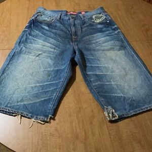 Ed Hardy Distressed Men’s Shorts